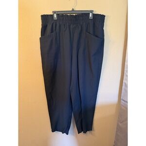 A New Day Women's High-Rise Tapered Ankle Pull-On Pants Size XXL Black